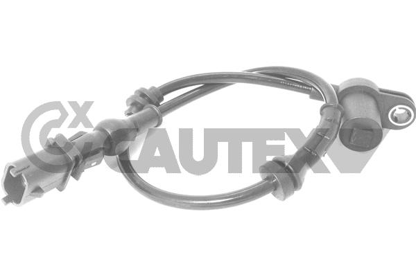Capteur, vitesse de roue CAUTEX 755198