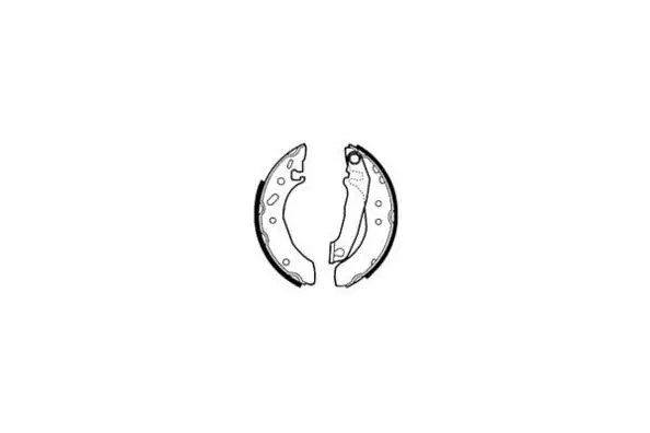 Jeu de mâchoires de frein E.T.F. 09-0453