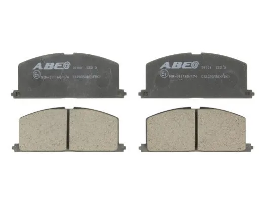 Kit de plaquettes de frein, frein à disque ABE C12035ABE