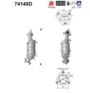 Catalyseur AS 74148D