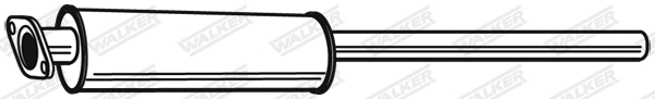 Silencieux central WALKER 23210