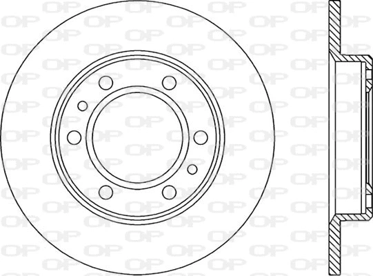Disque de frein OPEN PARTS BDR1530.10