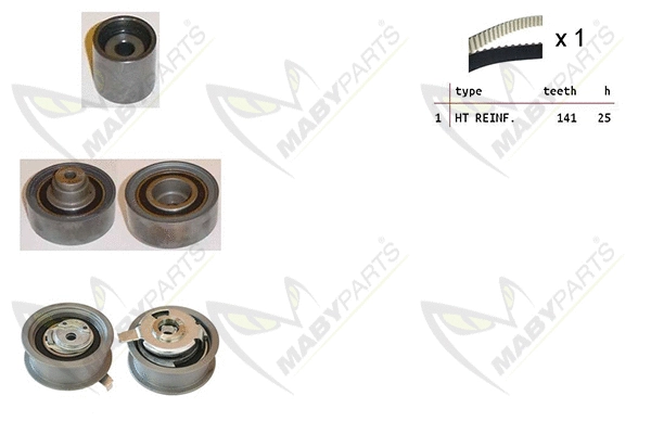 Kit de courroie crantée MABYPARTS OBK010382