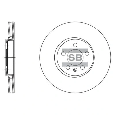 Disque de frein Hi-Q SD5408