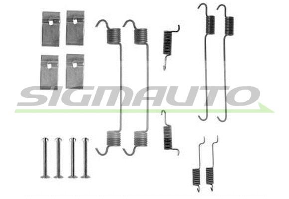 Kit d'accessoires, mâchoire de frein SIGMAUTO SK0005