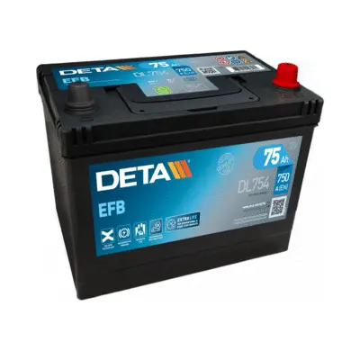 Batterie de démarrage DETA DL754