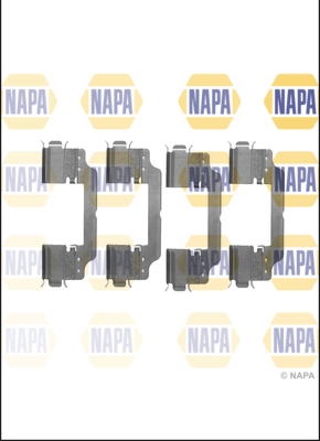 Kit d'accessoires, plaquette de frein à disque NAPA NFK1066