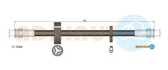 Flexible de frein ADRIAUTO 11.1284