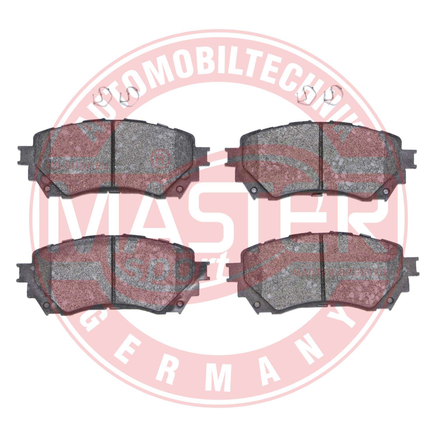 Kit de plaquettes de frein, frein à disque MASTER-SPORT GERMANY 13046056752N-SET-MS
