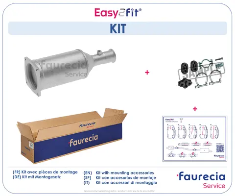 Filtre à particules / à suie, échappement Faurecia FS15315F