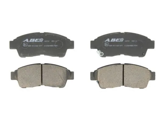 Kit de plaquettes de frein, frein à disque ABE C12064ABE