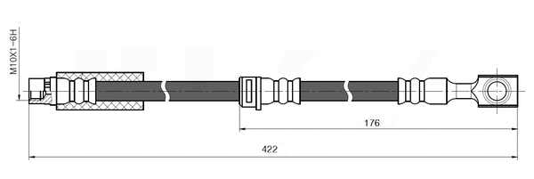 Flexible de frein National NBH6051