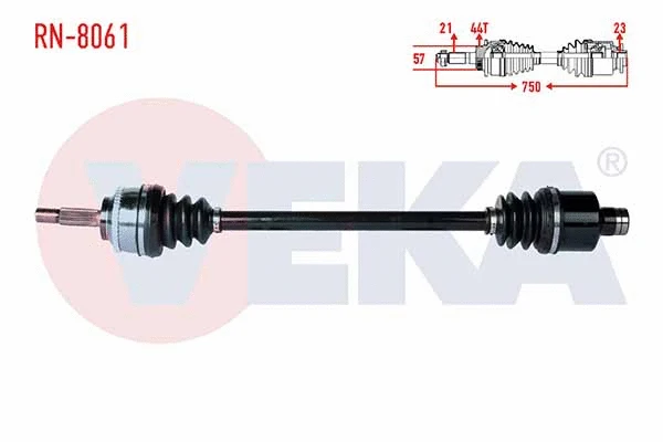 Arbre de transmission VEKA RN-8061