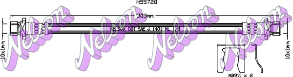 Flexible de frein KAWE H5572Q