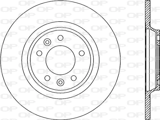 Disque de frein OPEN PARTS BDR2034.10