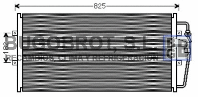 Condenseur, climatisation BUGOBROT 62-CT5033
