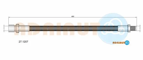 Flexible de frein ADRIAUTO 27.1207