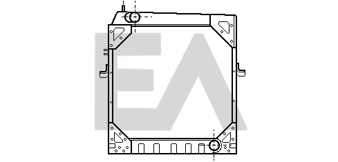 Radiateur, refroidissement du moteur EACLIMA 31R30009