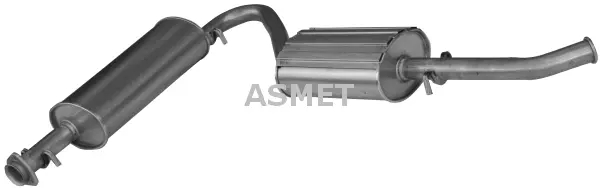 Silencieux arrière ASMET 09.041