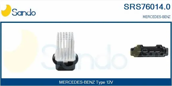 Résistance, pulseur d'air habitacle SANDO SRS76014.0