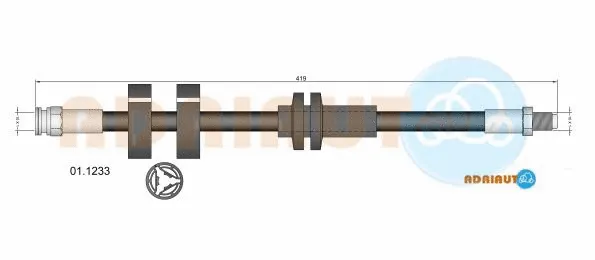 Flexible de frein ADRIAUTO 01.1233