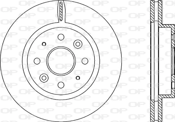 Disque de frein OPEN PARTS BDR2210.20