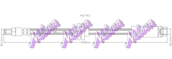 Flexible de frein KAWE H6793