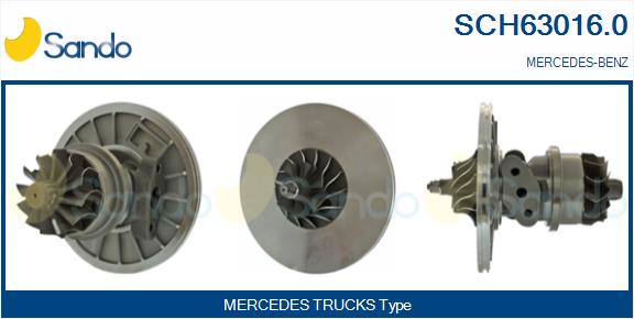 Groupe carter, turbocompresseur SANDO SCH63016.0