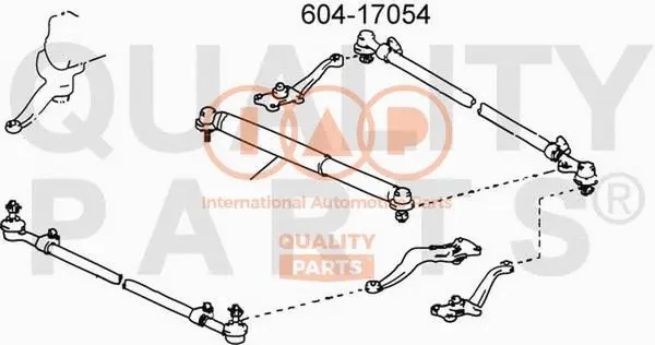 Rotule de barre de connexion IAP QUALITY PARTS 604-17054