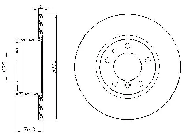 Disque de frein DEEVO BD21080