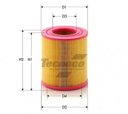 Filtre à air TECNECO FILTERS AR16118