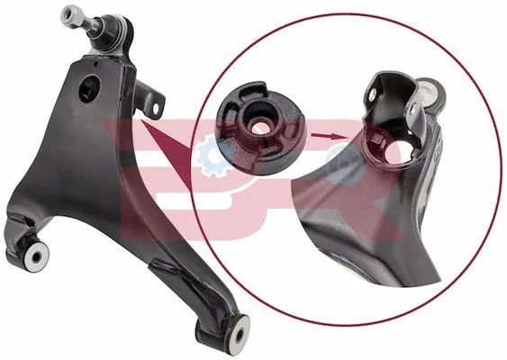 Bras oscillant de suspension BOTTO RICAMBI BRS4316