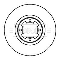 Disque de frein BORG & BECK BBD4014