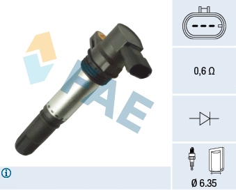 Bobine d'allumage FAE 80392