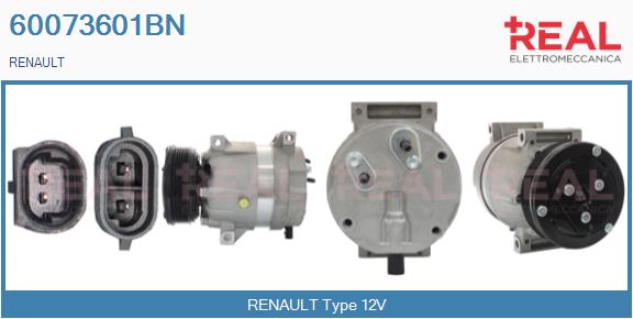 Compresseur, climatisation REAL 60073601BN