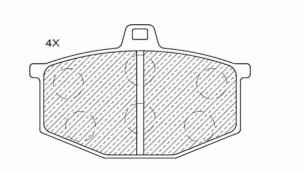 Kit de plaquettes de frein, frein à disque KLAXCAR FRANCE 24218z