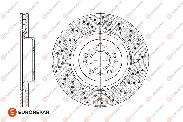 Disque de frein EUROREPAR 1642780080