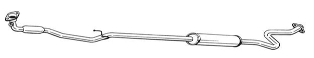 Silencieux central Vellerand 14152