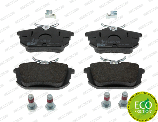 Kit de plaquettes de frein, frein à disque FERODO FDB1095