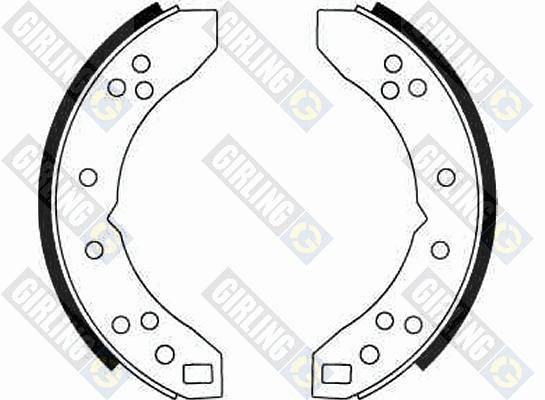 Jeu de mâchoires de frein GIRLING 5160171