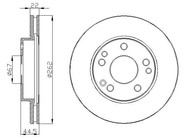 Disque de frein DEEVO BD25940
