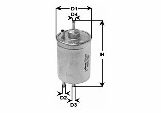Filtre à carburant CLEAN FILTERS MBNA1509