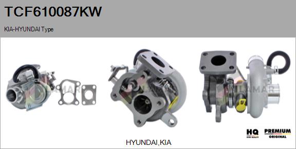 Turbocompresseur, suralimentation FLAMAR TCF610087KW