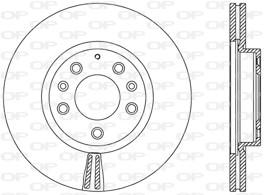 Disque de frein OPEN PARTS BDR2491.20