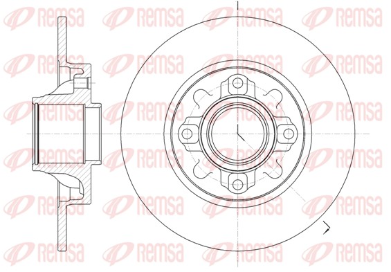 Disque de frein REMSA 61060.00