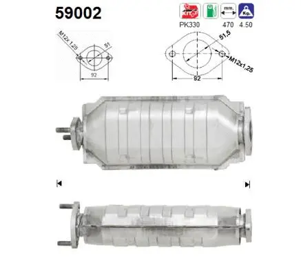 Catalyseur AS 59002