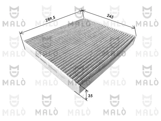 Filtre, air de l'habitacle AKRON-MALÒ 1532452