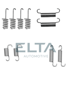 Kit d'accessoires, mâchoires de frein de stationnement ELTA AUTOMOTIVE EA8037