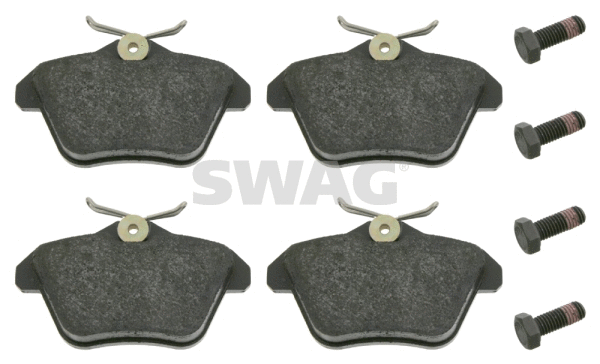 Kit de plaquettes de frein, frein à disque SWAG 74 91 6245