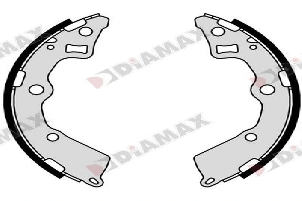 Jeu de mâchoires de frein DIAMAX N01409